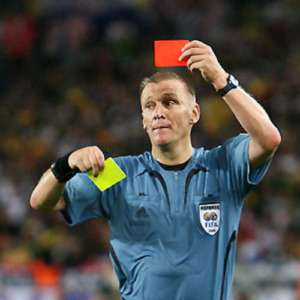 Referee Red and Yellow Card Set