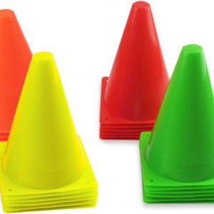 Basketball Training Cones - Durable, Lightweight, and Portable