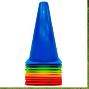 Basketball Training Cones - Durable, Lightweight, and Portable