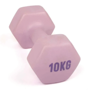 Premium Dumbbell 10kg – Solid Steel Core with Anti-Slip Grip for Home & Gym Workouts selling in Lagos.