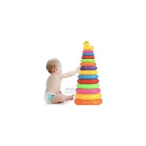 Colourful stacking toy Educational kids stacking blocks