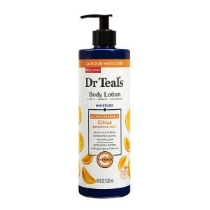 Dr Teal's B/Lot 18Oz Vitamin C body lotion with pump, brightening and hydrating moisturizer sold by Elomart in Nigeria