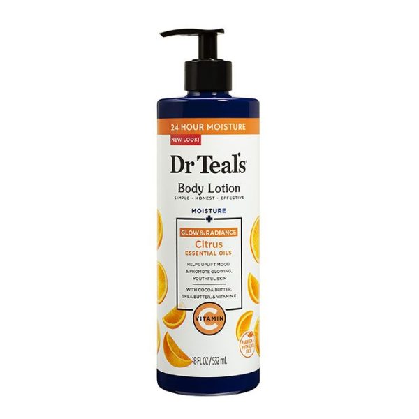 Dr Teal's B/Lot 18Oz Vitamin C body lotion with pump, brightening and hydrating moisturizer sold by Elomart in Nigeria