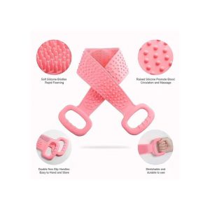 Body Scrubber Back Massage Exfoliating Sponge Brush Bath