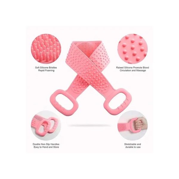Body Scrubber Back Massage Exfoliating Sponge Brush Bath - Image 4