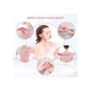 Body Scrubber Back Massage Exfoliating Sponge Brush Bath