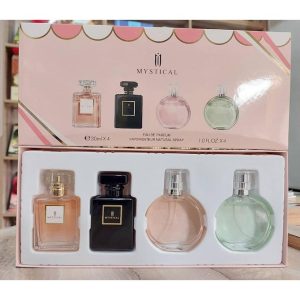 MYSTICAL Set Of Women Perfume – 30ml X 4 Pcs | Elegant Fragrance Collection by Elomart (Sold in Nigeria)