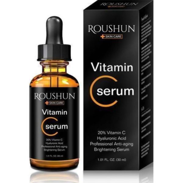 Roushun Vitamin C Serum Anti-Aging Serum 30 ml bottle – anti-aging skincare product for brightening and youthful skin in Nigeria