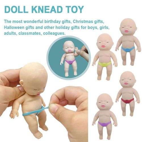 Squeezable TPR Baby Doll Toy