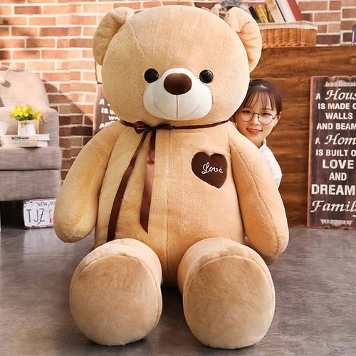 plush teddy bear with scarf