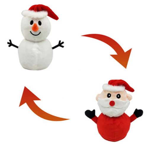 two-in-one Christmas plush doll
