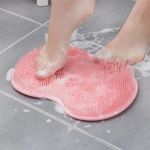 Silicone Back Foot Scrubber Massage Exfoliating Mat