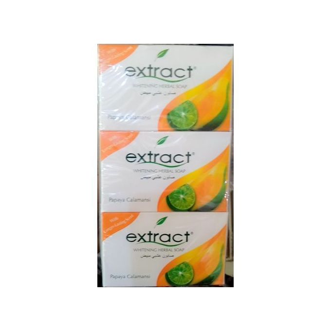 Shop Extract Papaya Lightening Herbal Bathing Soap – 125g x 12 bars for skin lightening and herbal exfoliation