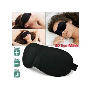 Order Eye Mask for Sleeping in Bright Light/Daytime – Blocks out light completely for better sleep anywhere. Available at Elomart in Nigeria.