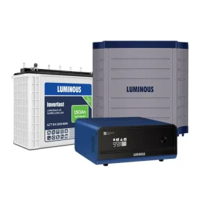 Luminous inverter with 150Ah battery and rack from trusted inverter store in Lagos