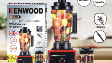 Kenwood blender on a kitchen counter – "Original Kenwood blender on a kitchen counter in Nigeria