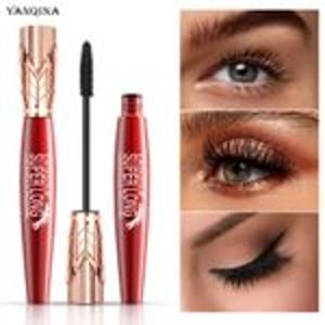Shop 4D Waterproof and Sweat-Proof Mascara tube with precision brush for long-lasting curl and volume