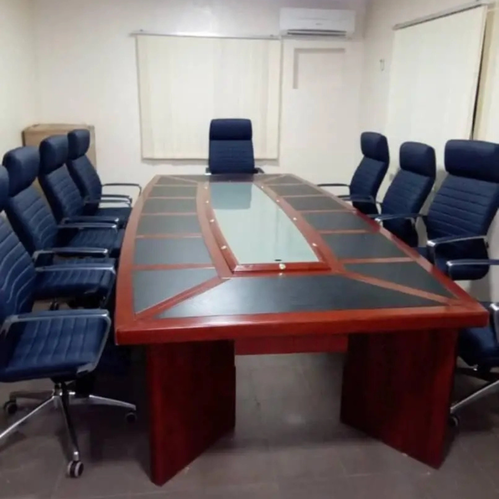 premium executive conference table with chairs